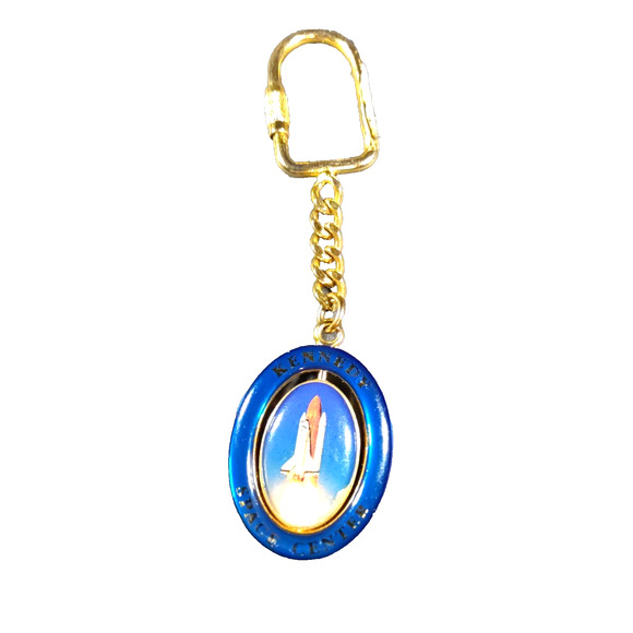 Kennedy Space Center Spinner Keychain NASA - Picture 1 of 7